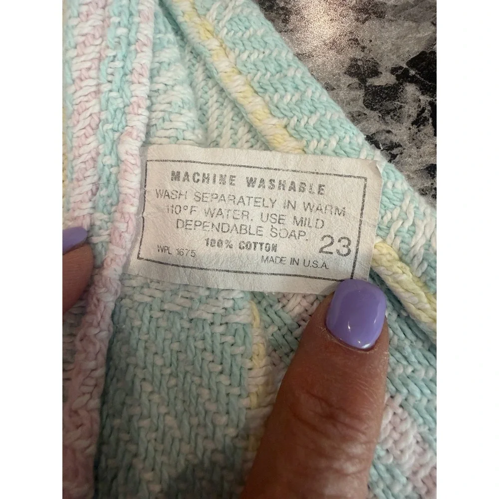 Beacon Baby Crib Blanket 100% Cotton Thermal Waffle Weave Multicolor